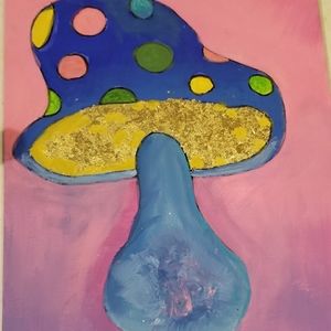 Mushroom painting